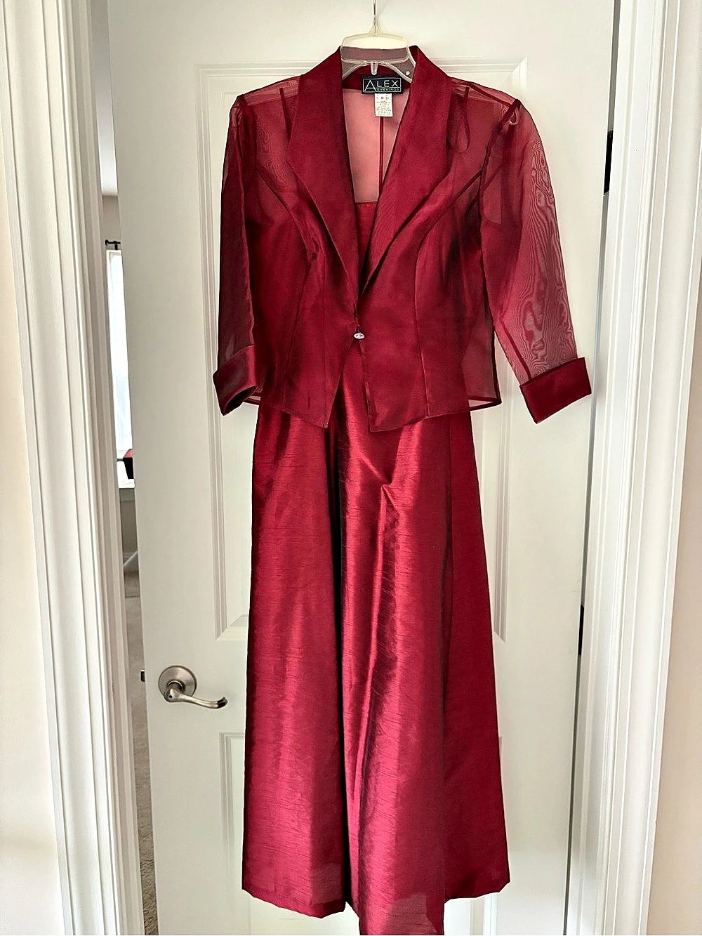Red Formal Suit Set Like New